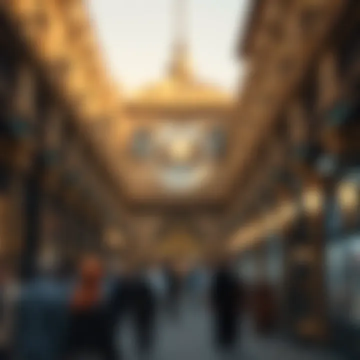 Exterior view of the Dubai Gold Souk