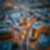 Aerial view of Mohammad Bin Zayed City showcasing modern architecture