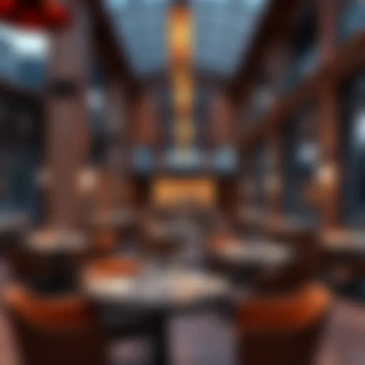 Exquisite dining setting in L'eto City Walk