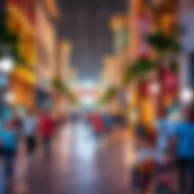 Cultural Pulse of Dubai at L'eto City Walk Vibrant atmosphere of L'eto City Walk