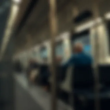 Passengers enjoying a smooth ride on the Dubai Metro
