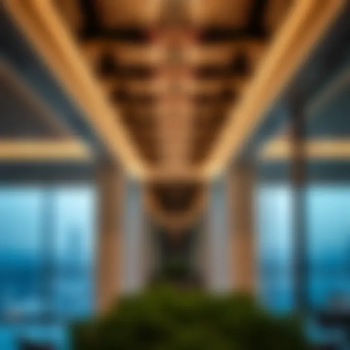 Architectural detail of Ellington Views showcasing modern design