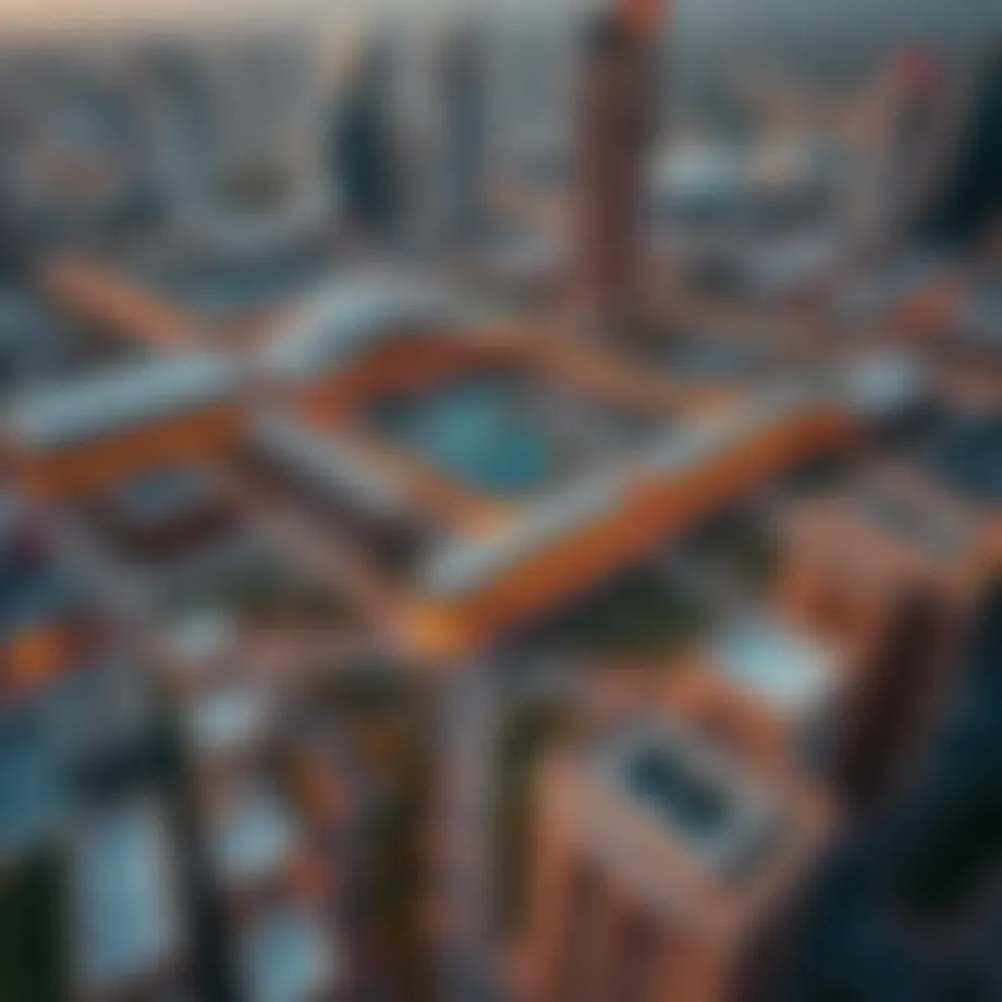 Aerial view of the Ruba Master Plan showcasing urban development