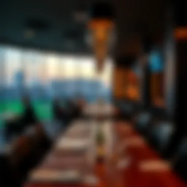 Luxurious dining experience at Topgolf