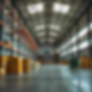 Interior View of a Well-Equipped Warehouse Interior view of a well-equipped warehouse