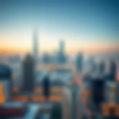 Panoramic view of Dubai skyline showcasing luxury real estate