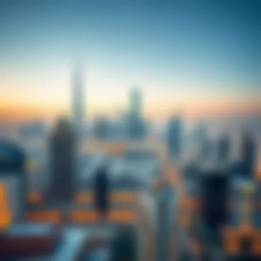 Panoramic view of Dubai skyline showcasing luxury real estate