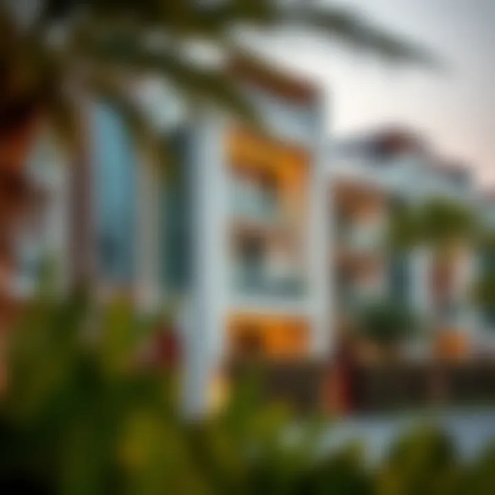 Trendy residential property in Dubai symbolizing investment opportunities