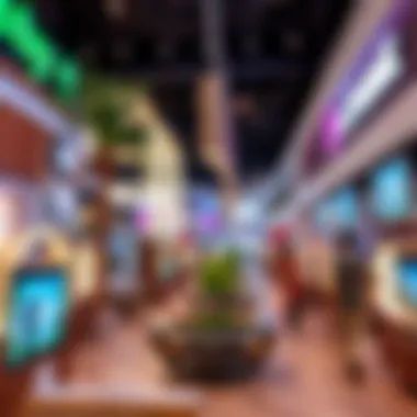 Leisure and Entertainment Offerings Leisure amenities at Marina Mall including entertainment zones