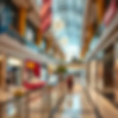 Vibrant Retail Environment Interior view of Marina Mall illustrating vibrant retail atmosphere