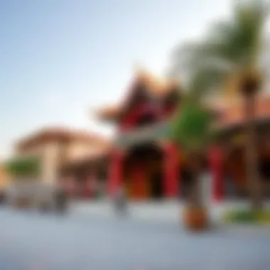 Cultural Pavilion at Global Village Vibrant cultural pavilion showcasing diverse traditions