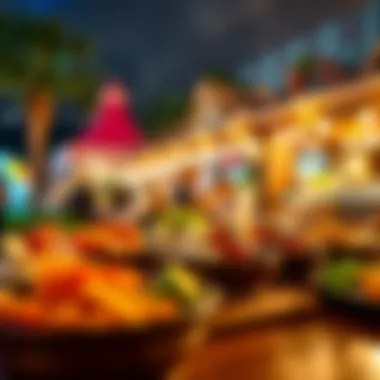 Global Cuisine at Global Village Delicious food offerings from around the world