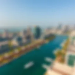 Panoramic view of Hyatt Creek showcasing luxurious properties
