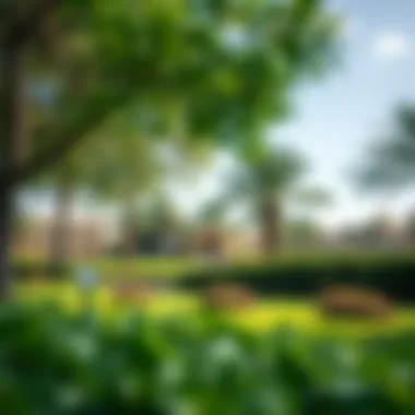 Tranquil Green Spaces of Jumeirah Island Lush greenery and serene environment of Jumeirah Island