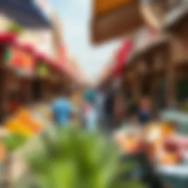 Vibrant Market Scene in Kia Al Quoz A bustling market scene in Kia Al Quoz, illustrating the vibrant community lifestyle.