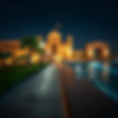 Cultural landmarks along the Kornish Al-Qawasem promenade