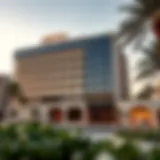Exterior view of Metro Central Hotel showcasing modern architecture