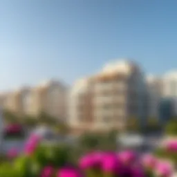 A picturesque view of Mirdif showcasing residential buildings