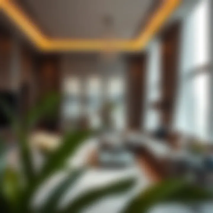 Luxurious interior of a contemporary apartment in Mushrif Village