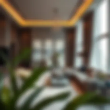 Luxury Interior of Mushrif Village Apartment Luxurious interior of a contemporary apartment in Mushrif Village