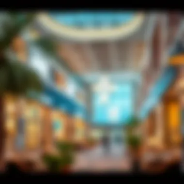 Shopping Facilities in Mushrif Village Modern shopping facilities and cafes in Mushrif Village