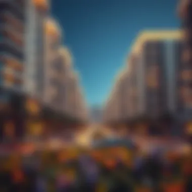 Modern Residential Developments Modern residential buildings in Al Ghubaiba reflecting investment potential