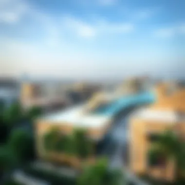 Panoramic View of Al Ghubaiba A panoramic view of Al Ghubaiba showcasing its architectural diversity