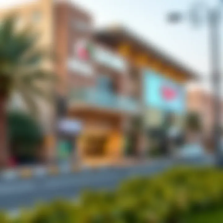 A map highlighting key locations in Dubai for Dewa services