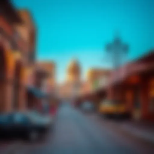 Vibrant streets of Abu Shagara showcasing local culture