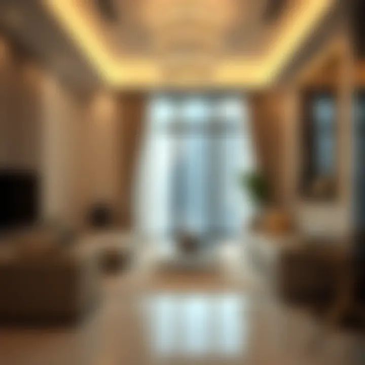 A luxurious apartment interior hinting at potential off-plan property features