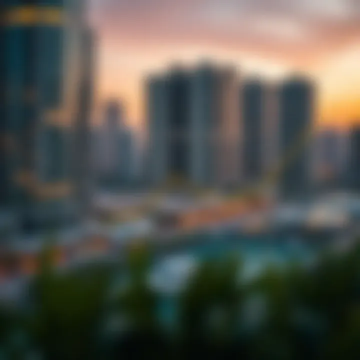 Graph illustrating current trends in Dubai real estate market