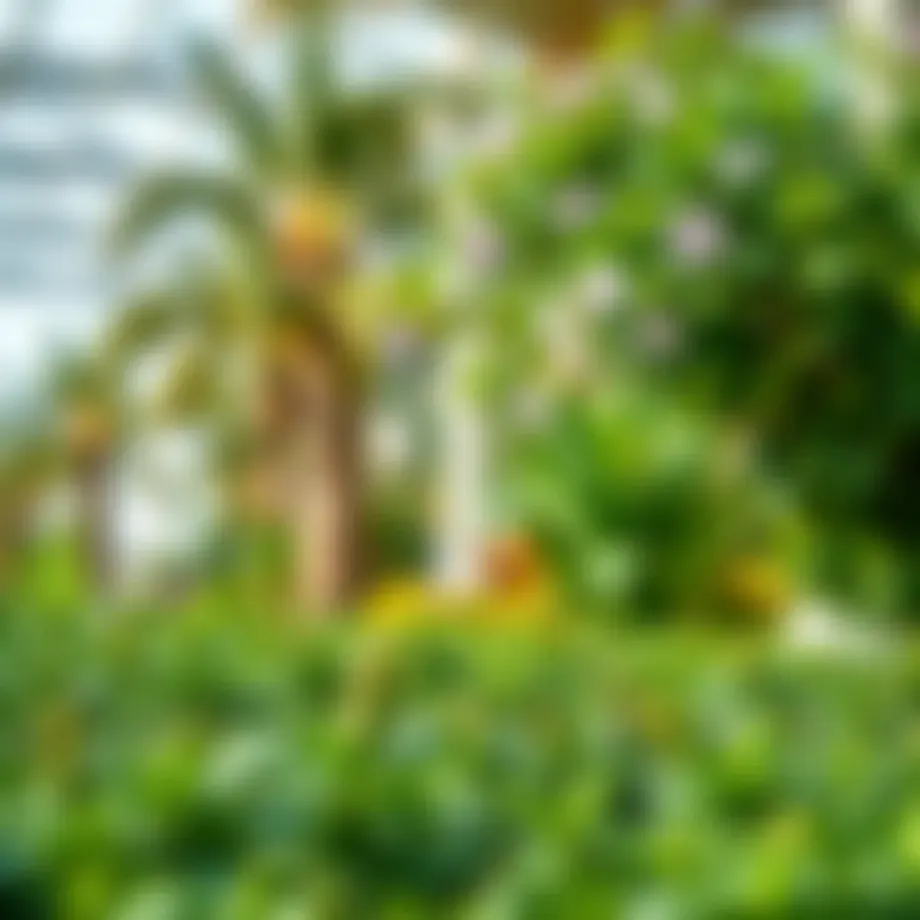 Lush greenery at Nursery Palm Jumeirah