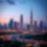 Stunning skyline view of Persia International City