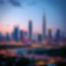 Stunning skyline view of Persia International City