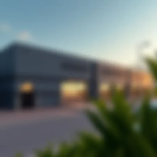 Warehouse exterior in Ras Al Khor