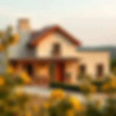 Charming Farm House in the UAE A picturesque farm house in the UAE landscape showcasing rural charm