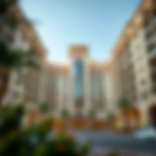 Stunning façade of Rose Building in Al Barsha