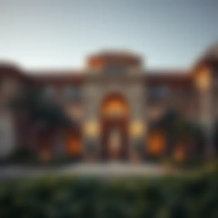 Historical significance of royal residences displayed through classic designs