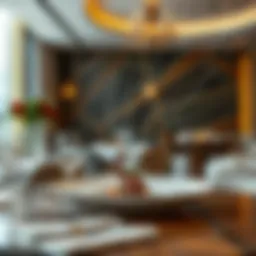 A lavish dining experience showcasing Michelin-starred cuisine in Dubai