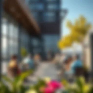 Community Life Around The Point Tower Vibrant community amenities surrounding The Point Tower