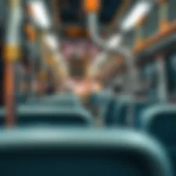 Modern bus service between Abu Dhabi and Dubai