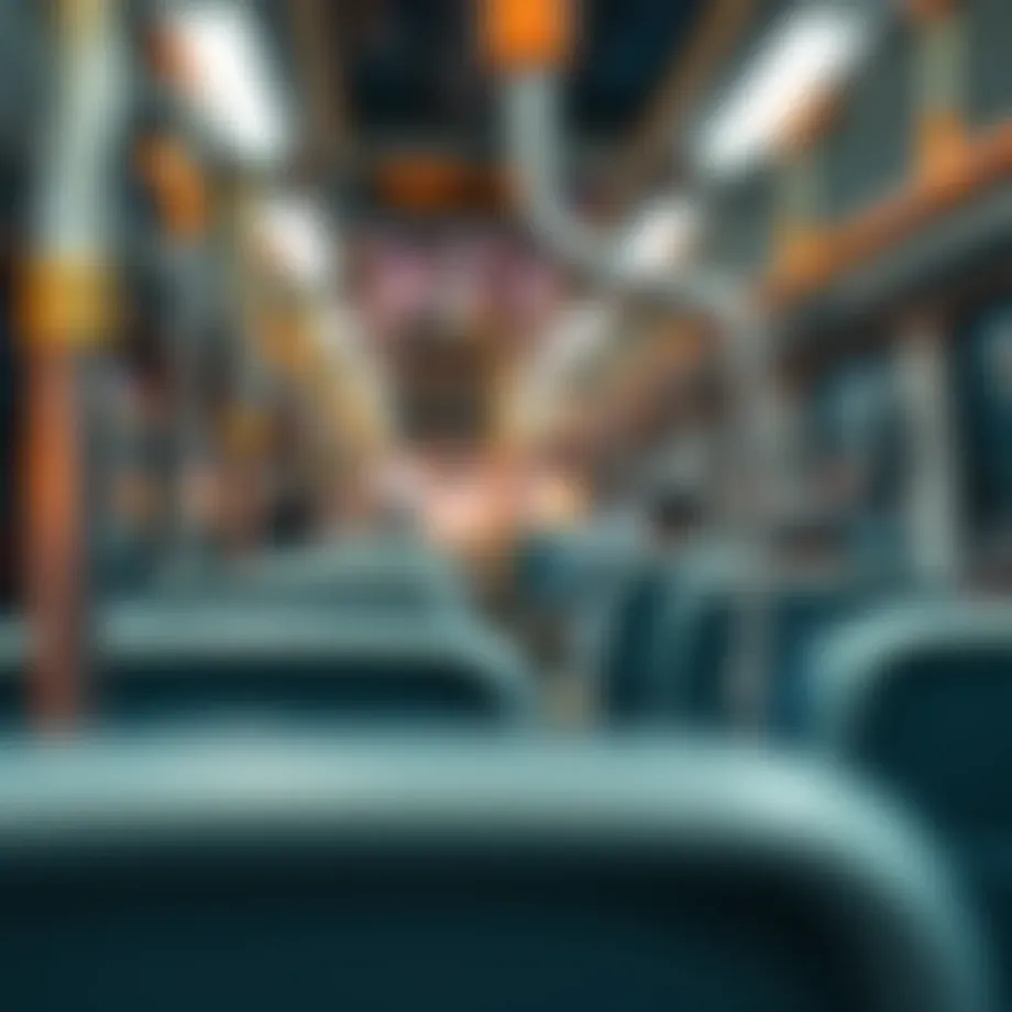 Modern bus service between Abu Dhabi and Dubai