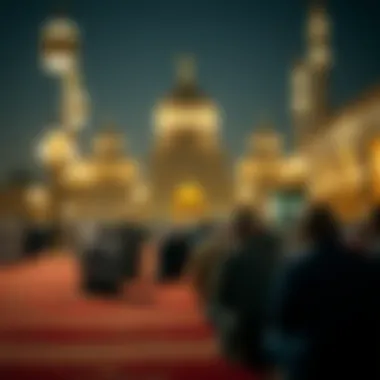 Eid Al Fitr Mosque Gathering Eid Al Fitr prayers at a mosque