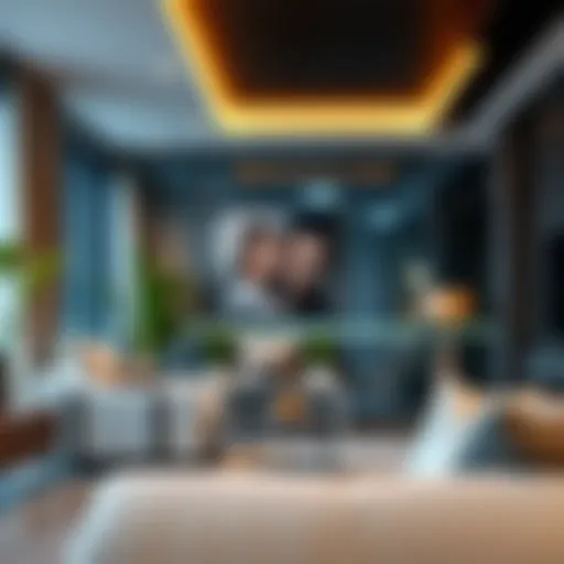 A modern apartment in Dubai showcasing luxury living.