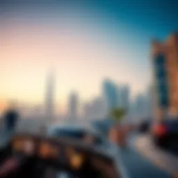 Dubai skyline showcasing modern architecture