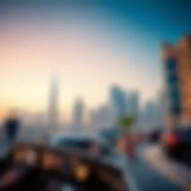 Dubai skyline showcasing modern architecture