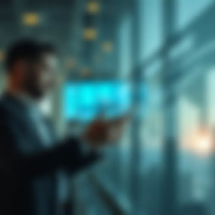 Investors analyzing market trends