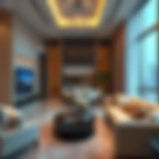 Luxury apartment showcasing modern design