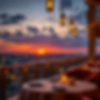The Serenity of Iftar Time Sunset view during iftar
