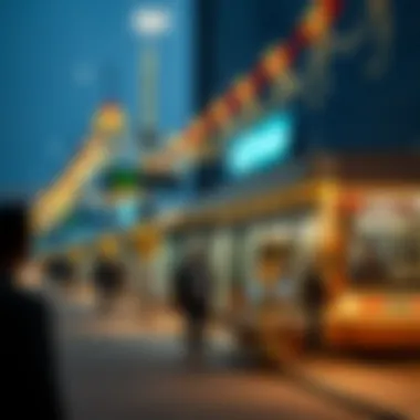 Festive Event Near Dubai Metro Station A festive event near a Dubai Metro station